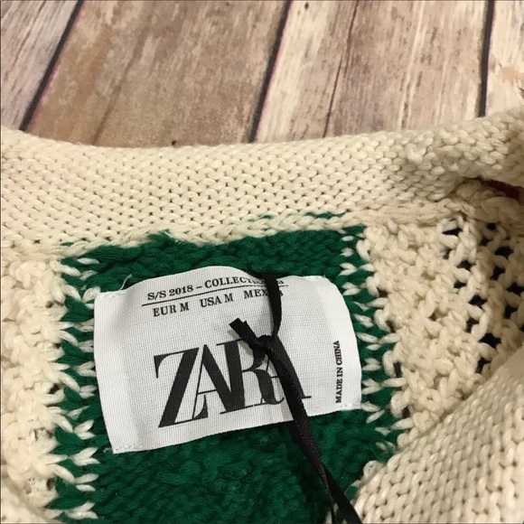 Zara | NWT Multicolor Chunky Cable Knit Sweater - Picture 2 of 8